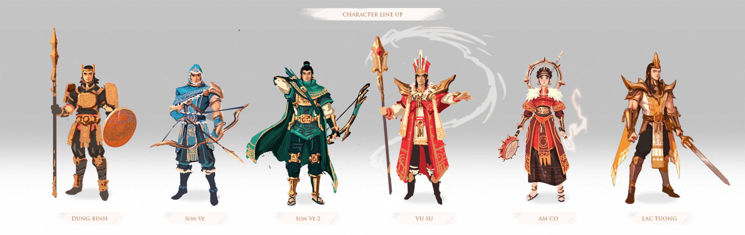 X Project - Character Lineup